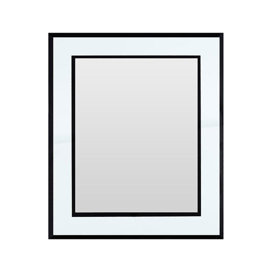Mirrored black photo frames for home decor, perfect for showcasing your memories.