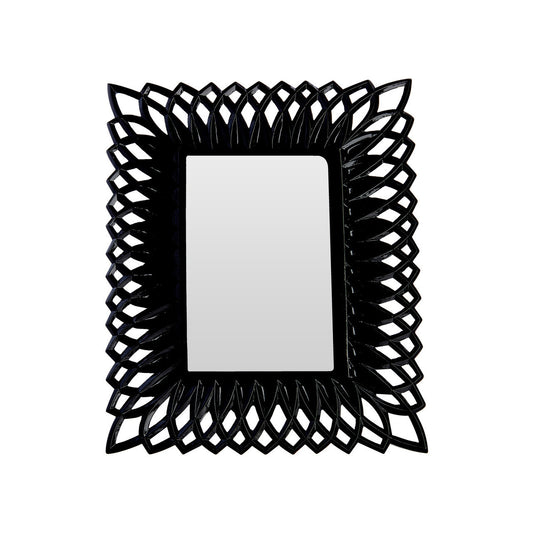 Swirl black high gloss photo frame to enhance your living areas beauty.