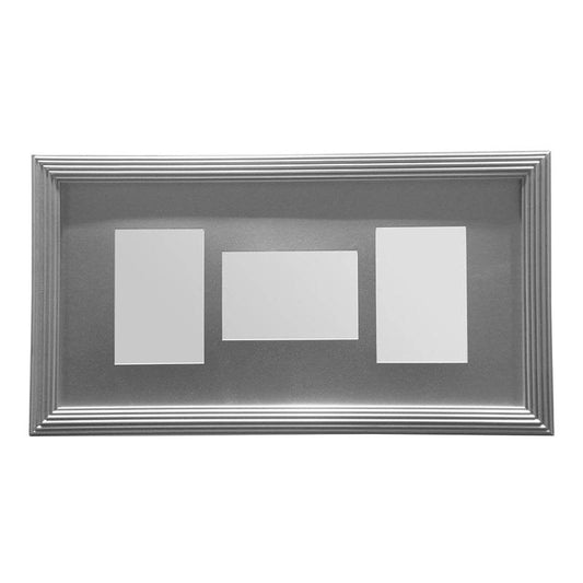 Silver 3 Photo Multi Photo Frame - Premier Home