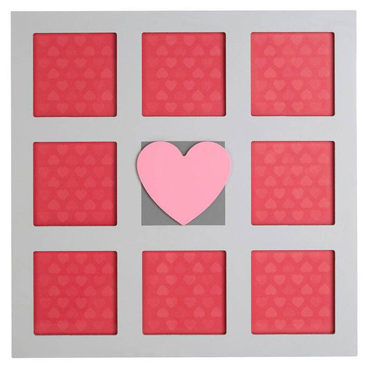 Kids Heart Design Multi Photo Wall Frame - Premier Home
