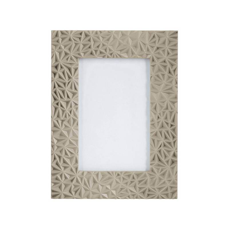 Geo Prisma Grey High Gloss Photo Frame - Premier Home