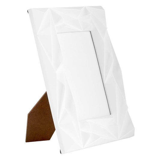 Prisma White 4in x 6in Photo Frame - Premier Home