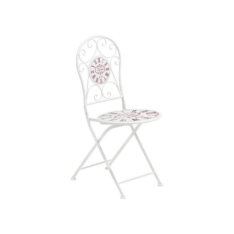 Cafe Cassis Cream Powder Coated Metal Chair - Premier Home
