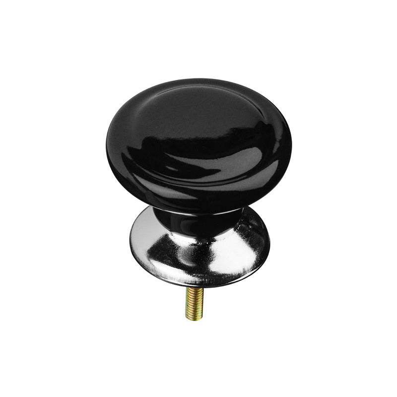 Classic Design Black Ceramic Drawer Knobs - Premier Home