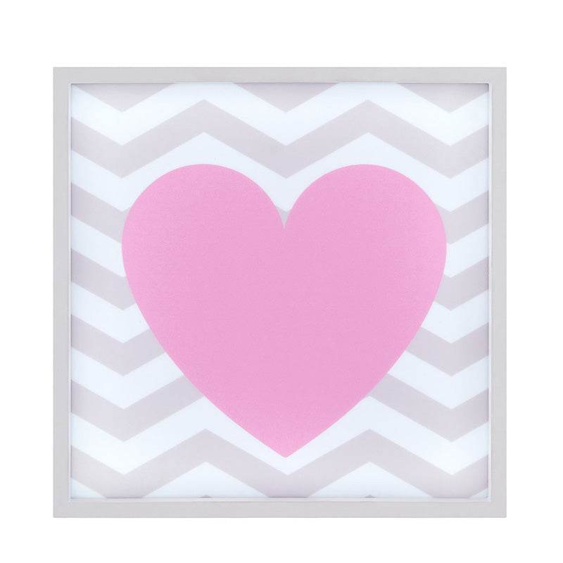 Pink Heart Led Light Box - Premier Home