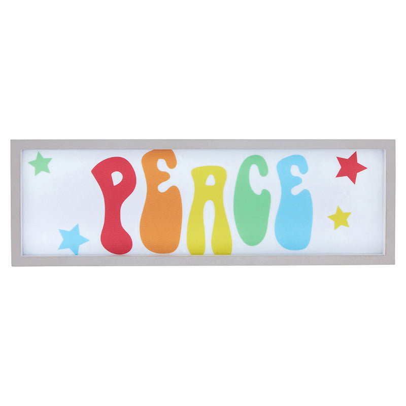 Peace Led Light Box