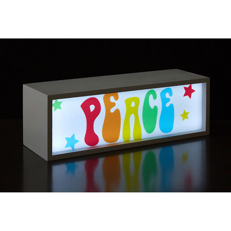 Peace Led Light Box