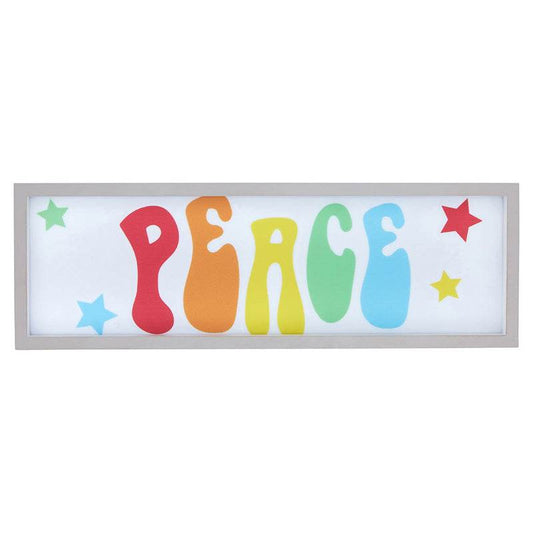 Peace Led Light Box - Premier Home