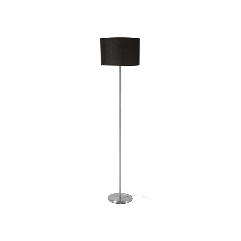 Forma Black Waffle Effect Shade Floor Lamp