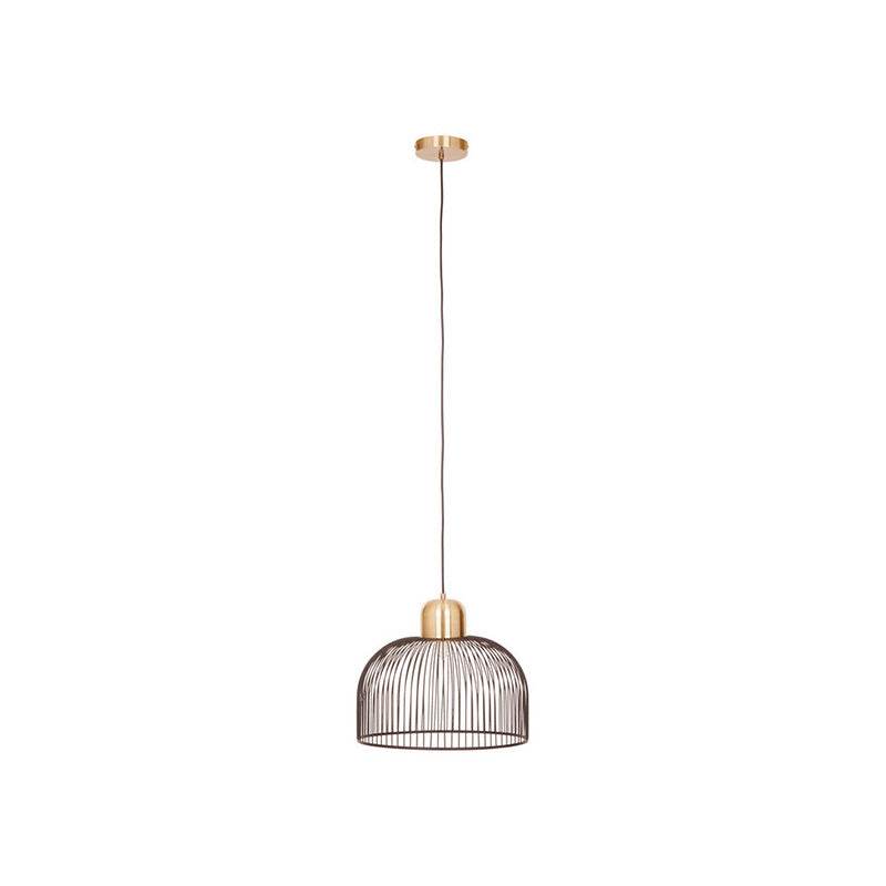 Lenno Black And Antique Brass Pendant Light - Premier Home