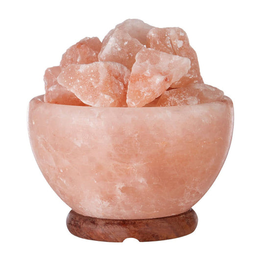 Nepal Bowl Salt Lamp With EU Plug
