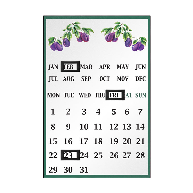 Sugar Plum Magnetic Calendar