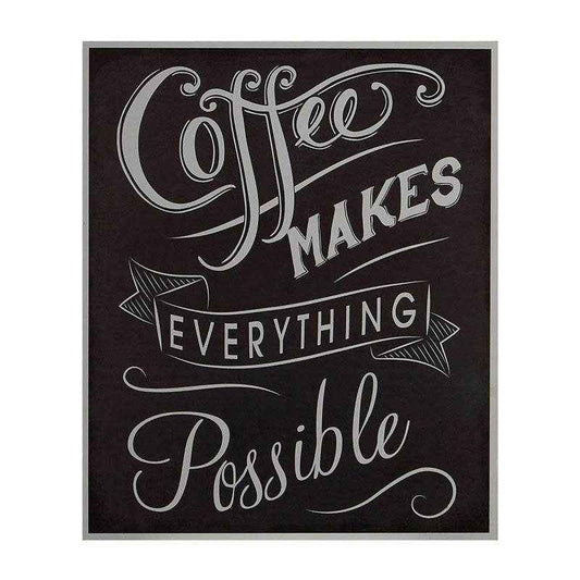 Coffee Makes Everything Wall Plaque