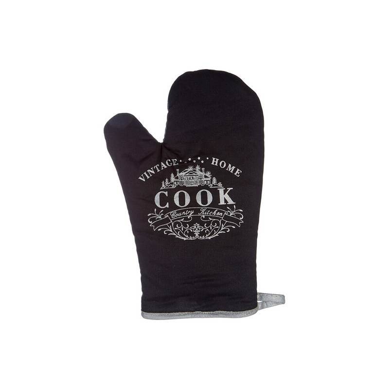 Vintage Home Black Single Oven Glove - Premier Home