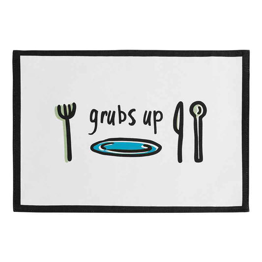 Doodle "Grubs Up" Placemats - Set Of 4