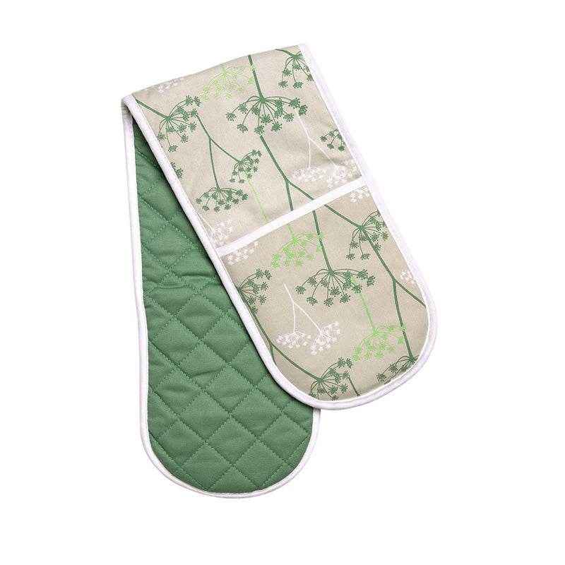 Cow Parsley Double Oven Glove