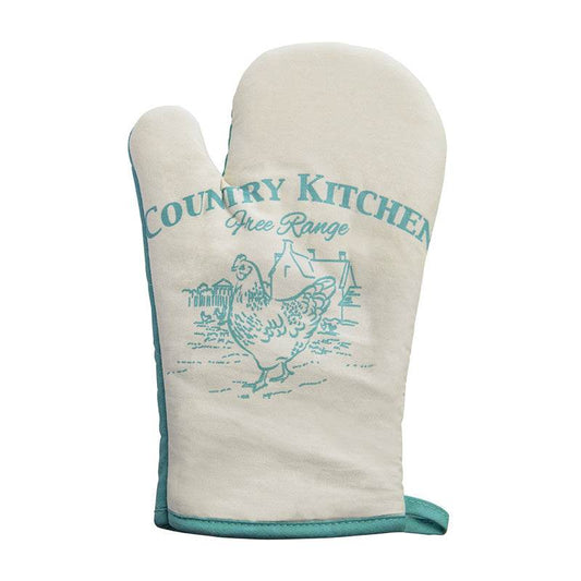 Country Kitchen Single Oven Glove - Premier Home