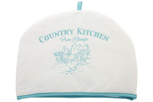 Country Kitchen Natural And Blue Tea Cosy - Premier Home