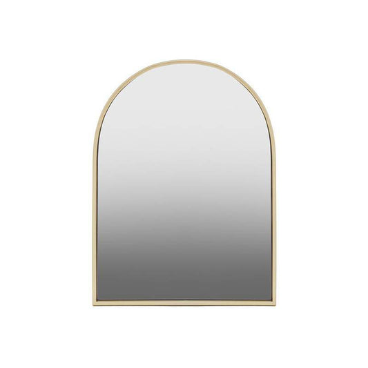 Trento Gold Finish Arched Wall Mirror - Premier Home