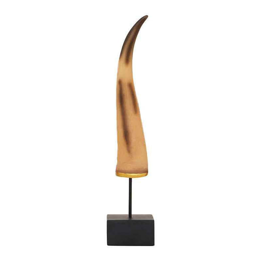 Boho Small Natural Horn Ornament - Premier Home