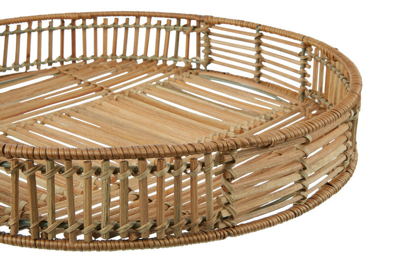 Batu Set of 2 Natural RattanTrays
