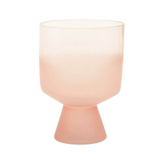 Baila Small Matte Pink Glass Vase - Premier Home