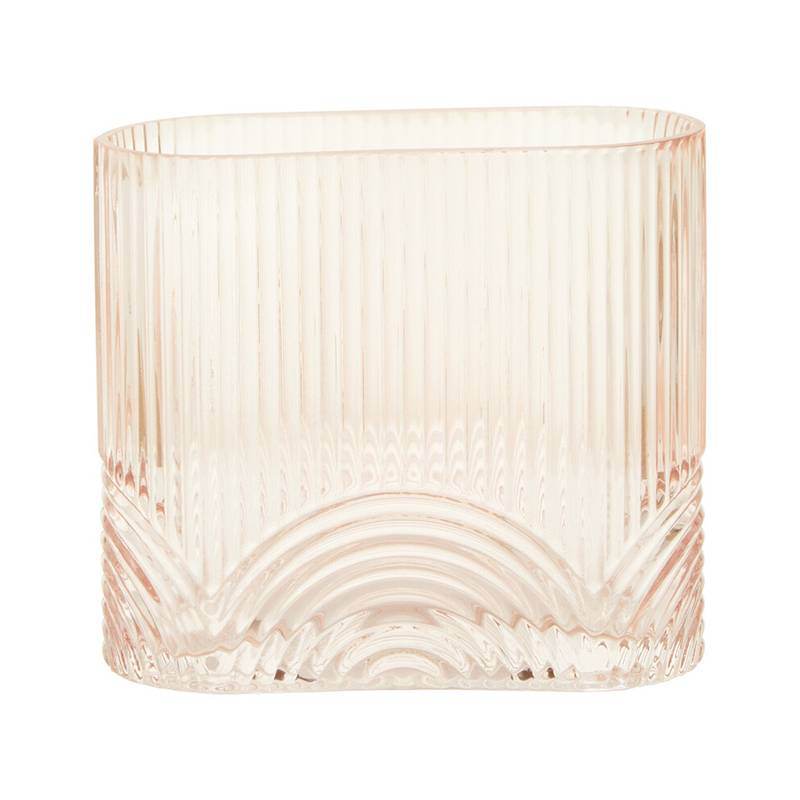 Bardi Small Pink Glass Vase - Premier Home