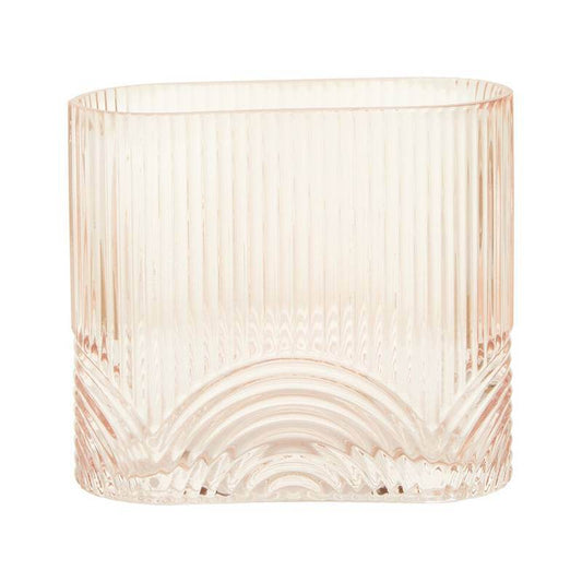 Bardi Small Pink Glass Vase - Premier Home