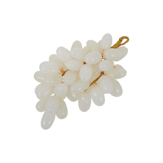 Oleena White Onyx Decorative Grapes