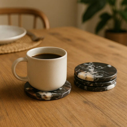Salmo Set of 4 Marble Coasters
