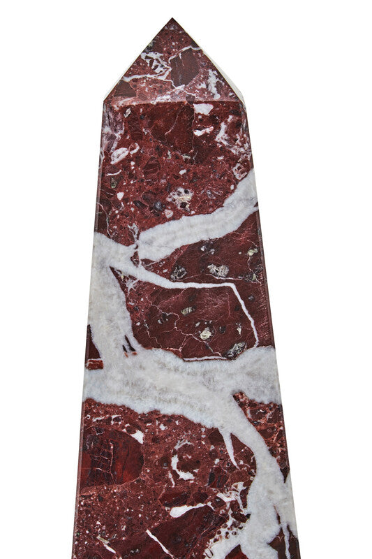 Salmo Small Red Marble Obelisk