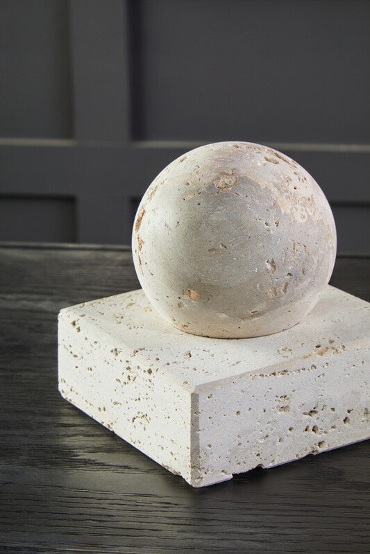 Tibor Travertine Sculpture