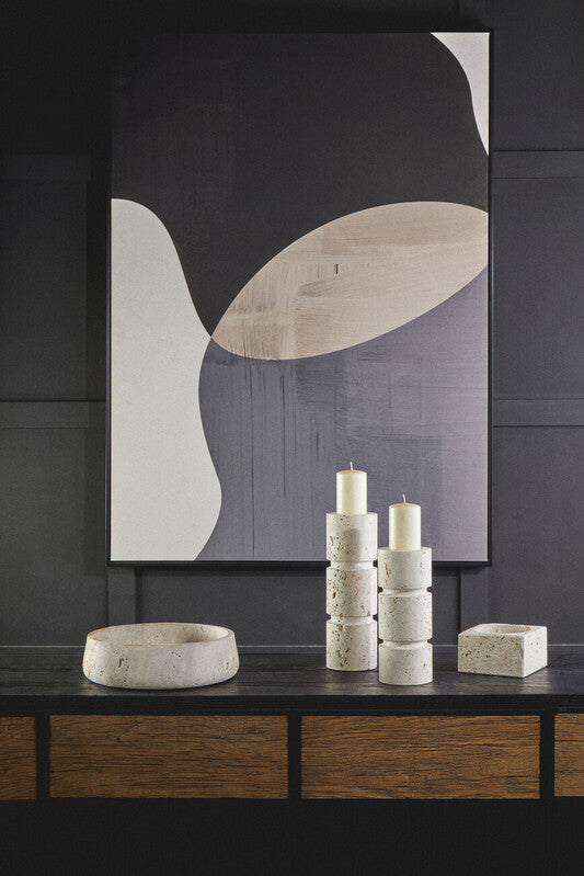 Tibor Travertine Bowl