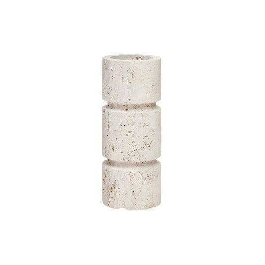 Tibor Travertine Small Candle Holder
