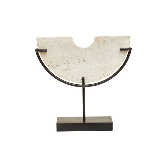 Tibor Travertine Small Sculpture