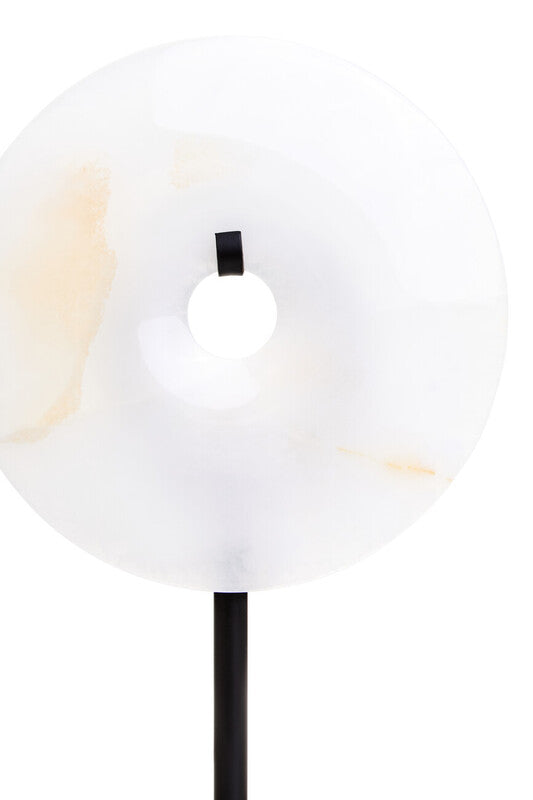 Oleena Extra Small Round Dia 15cm Onyx Disc Sculpture