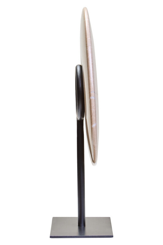 Zoro Small Cream Marble Round Dia 20cm Disc Sculpture