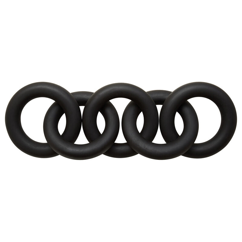 Cato Black 5 Link Wood Chain Sculpture