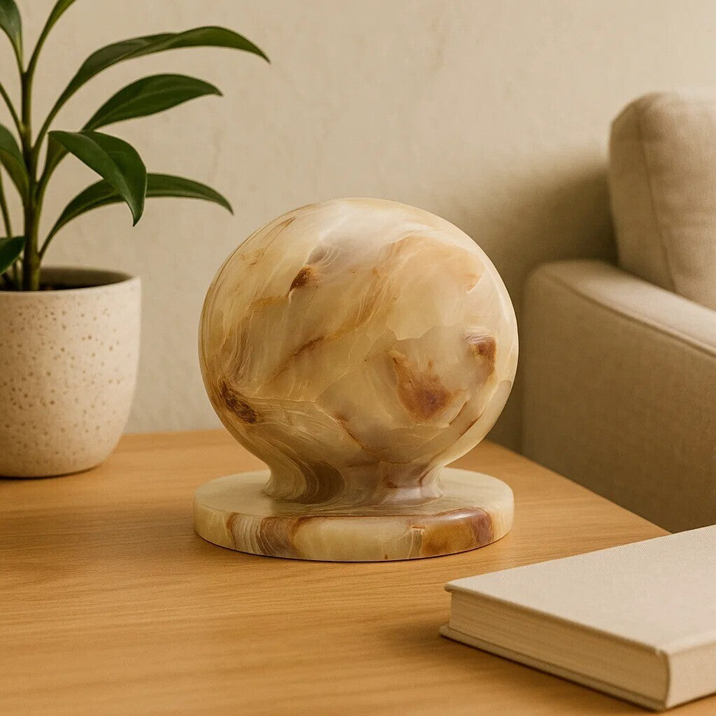 Oleena Onyx Ball Sculpture