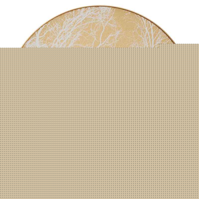Celina Gold Finish Branch Design Wall Clock