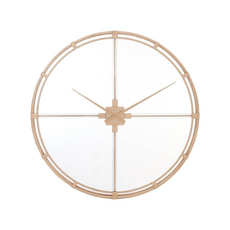 Beauly Gold Finish Metal Wall Clock - Premier Home