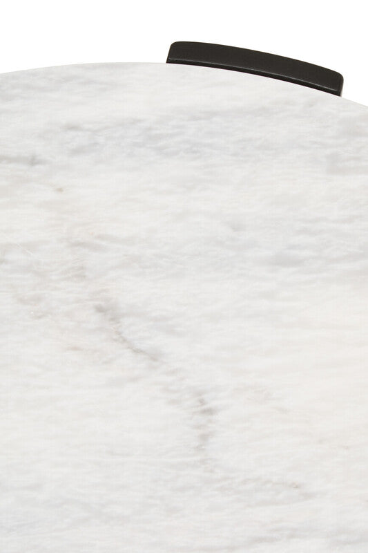 Palermo Round White Marble Top Small Coffee Table