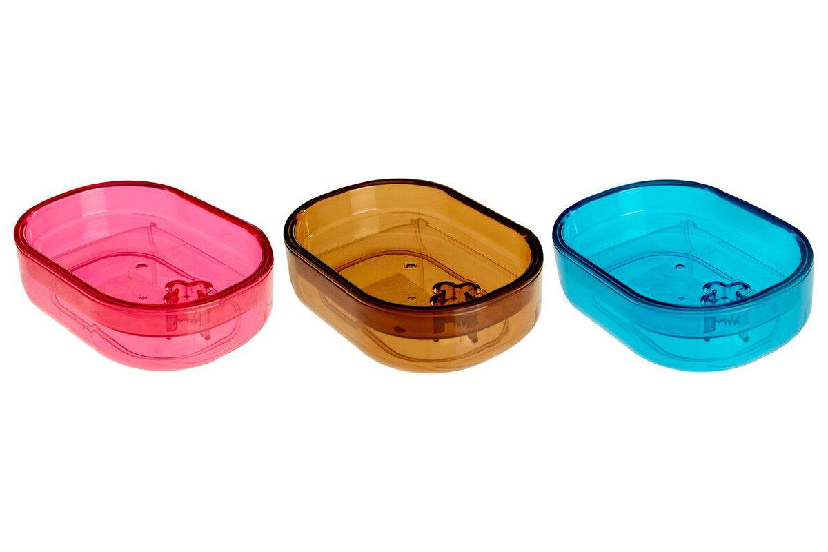Raspberry Plastic Soap Dish - Premier Home