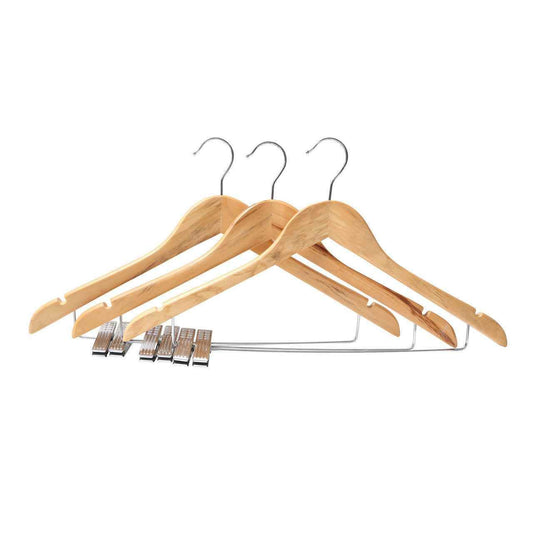3pc Wood Clothes Hanger - Premier Home