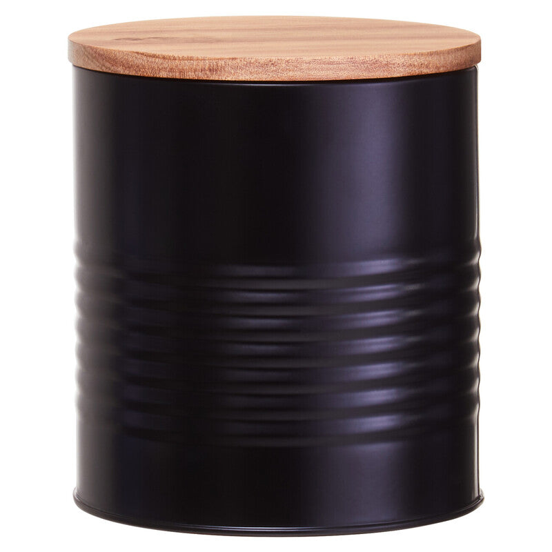 Wilko Black Tin Canister