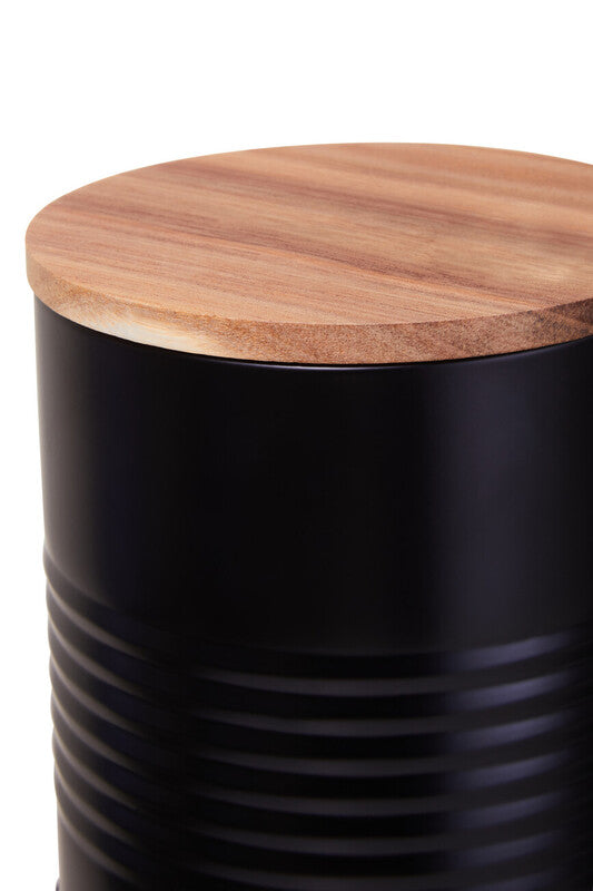 Wilko Black Tin Canister