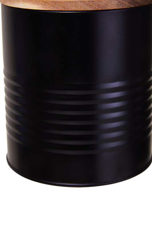 Wilko Black Tin Canister