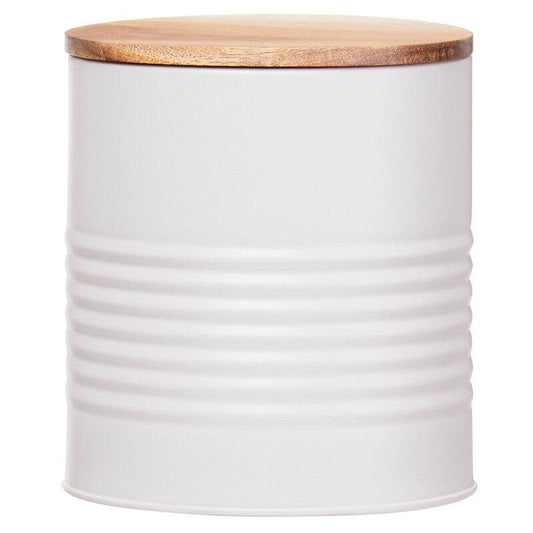 Wilko Cream Tin Canister - Premier Home
