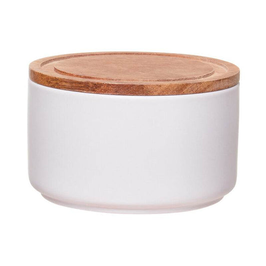 Decorative Stackable White Storage Jar - Premier Home
