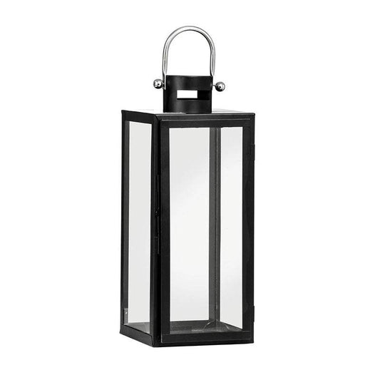 OLD ETON MED BLK METAL LANTERN - Premier Home